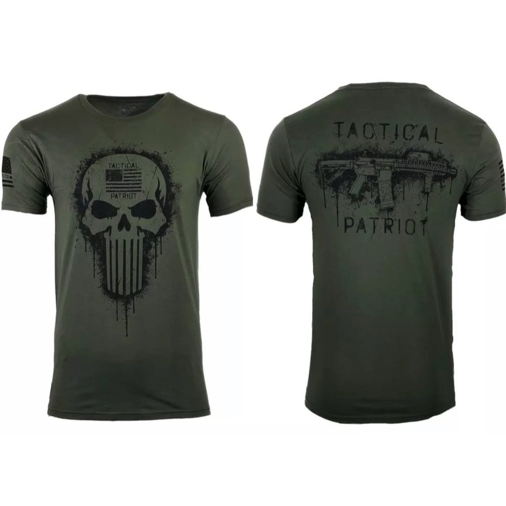 Howitzer Style Men's T-Shirt TACTICAL PATRIOT Gray